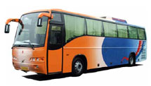 Volvo Deluxe, Car Coach Rentals India Travel Guide